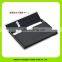 high quality eco friendly hard cover leather a4 conference folder black