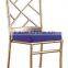 Hi-tech new products heart design aluminum hotel chair