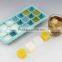21 Squares Creative Cool Ice Cube Freeze Mold Maker Making Tray Silicone Ice Cube Tray