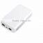 High quality slim portable power bank 10000mAh universal multiple usb wall charger with dual usb port