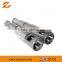 Screw and barrel for injection and extruder machine