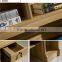 Self Assembling With Bookshelf and Drawer Writing Desk