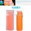 Outdoor Collapsible Sport Bottle Packed Leakproof Cover Creative Silicone Water Bottle