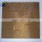 3 mm to 4 mm 5 mm 6 mm patterned glass. It's light brown Jigsaw puzzle art glass