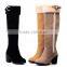 2016 Factory Sell Chunky Heel High Heel Long Boots Sexy Knee Boots for Women CP6626