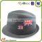 Custom Promotional Wholesale Hat Supplier Juzz Wool Fedora Hat