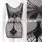 Geometrical shapes spaghetti strap mature women underwear
