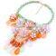 Multicolor Flower Vintage Choker Collar Pendant Statement Necklace Women Necklaces & Pendants Fashion Necklaces for Women 2014