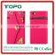 Gold Rivet leather mobile phone case cover mixed color zipper flip wallet Magnetic Buckle for iphone 6 6S plus