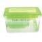 Plastic food container with lock,plastic food storage box