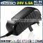 24V 1.5A Power Adapter 24V AC DC Adapter 36W Switching Power Supply 100V-240V