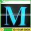 Waterproof Outdoor 3D Frontlit Letters With Metal Frame