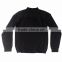 2016 lateset design autumn thick black leisure gentlemanlike fashion men hoodies without hood