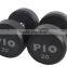 Round Fixed Rubber Dumbbell With Colorful Logo