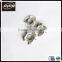 Zinc plated T-nut with 4 prongs M6