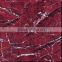 Red color polished glazed porcelain floor tile 600X600mm from Foshan China