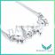 Wholesale 925 Sterling Sliver Pendants Charms 8 Hearts & Arrows Moissanite Pendants Necklace