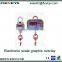 Electronic hanging scale switch membrane flat button graphic overlays