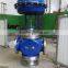 single seat plunger type gas flange steam liner regulating valve with pneumatic