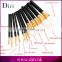 High quality synthetic hair 12 pcs professional makeup brush set