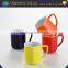 Wholesale different color glazed 12oz Ceramic drinking snack cup factory