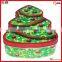 metal santa claus lighted christmas gift boxes
