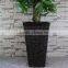 Different Style Home Garden Handmade Black Stone Molds Garden Resin Flower Pot