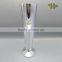 China Manufacturer Handbmade Silver Coated Tall Glass Vase