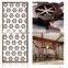 Metal Folding Room Divider Screen For Interior Decoration