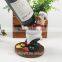 Custom Resin funny chef figurines wine bottle holder