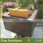 Hot sell outside sofa chair leisure wicker rotating coffee chair