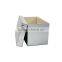 Household Set Of 3 Rectangular Faux Leahter Storage Box With Lid