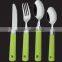 plastic handle cutlery set with high quality and low price