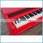 Glossy red color pure piano tone 88 key hammer action keyboard electric piano