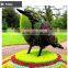 Outdoor OEM artificial boxwood topiary milan animated sculpture for park decoration