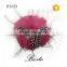 Fashion new product feather jewelry,feather flower garment accessory for girl's dresses