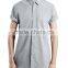 new style 100% cotton Casual man Shirt Short Sleeve plain shirts for men