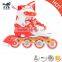 hot sale inline four wheel roller skate shoes for children sports