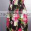 ladies spaghetti strap fancy floral rayon tube dresses
