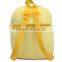 Fashion! Yellow cartoon school bag cheap backpacks with wheels backpack child