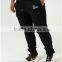 Mens Grey Tapered Gym Jogger Pants Polyester Cotton Fleece Black Fitness Sweatpants Navy Blue Fitted Joggers