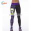 HSZ-018 Sexy Yoga Capri legging , Nylon spandex Ladies Yoga Pants With Pocket , Fitness Colorful yoga bra sport wear