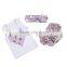 Wholesale Girls O Neck sleeveless heart tshirt ruffle gold dot bloomer and headband baby girls outfit