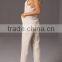 Canyon Plunge Neck Jumpsuit In Beige