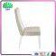 Plexiglass White Banquet Chair High Back Dining Chair Wedding Chair For Groom And Bride