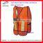 Hi-vis reflective tape traffic warning vest for adult/reflective safety vest