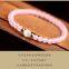 Pink Crystal Bracelet hand ring on women's sweet, simple and delicate fine powder of chalcedony Bracelet