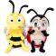Insect Shaped Stuffed Baby Toy Plush Cartoon Bee for kids