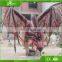 Outdoor Playground Metal Frame Dinosaur Flying Dinosaur