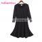 Wholesale Soft Long Sleeve Black Women Kimono Mini Dresses In Bulk